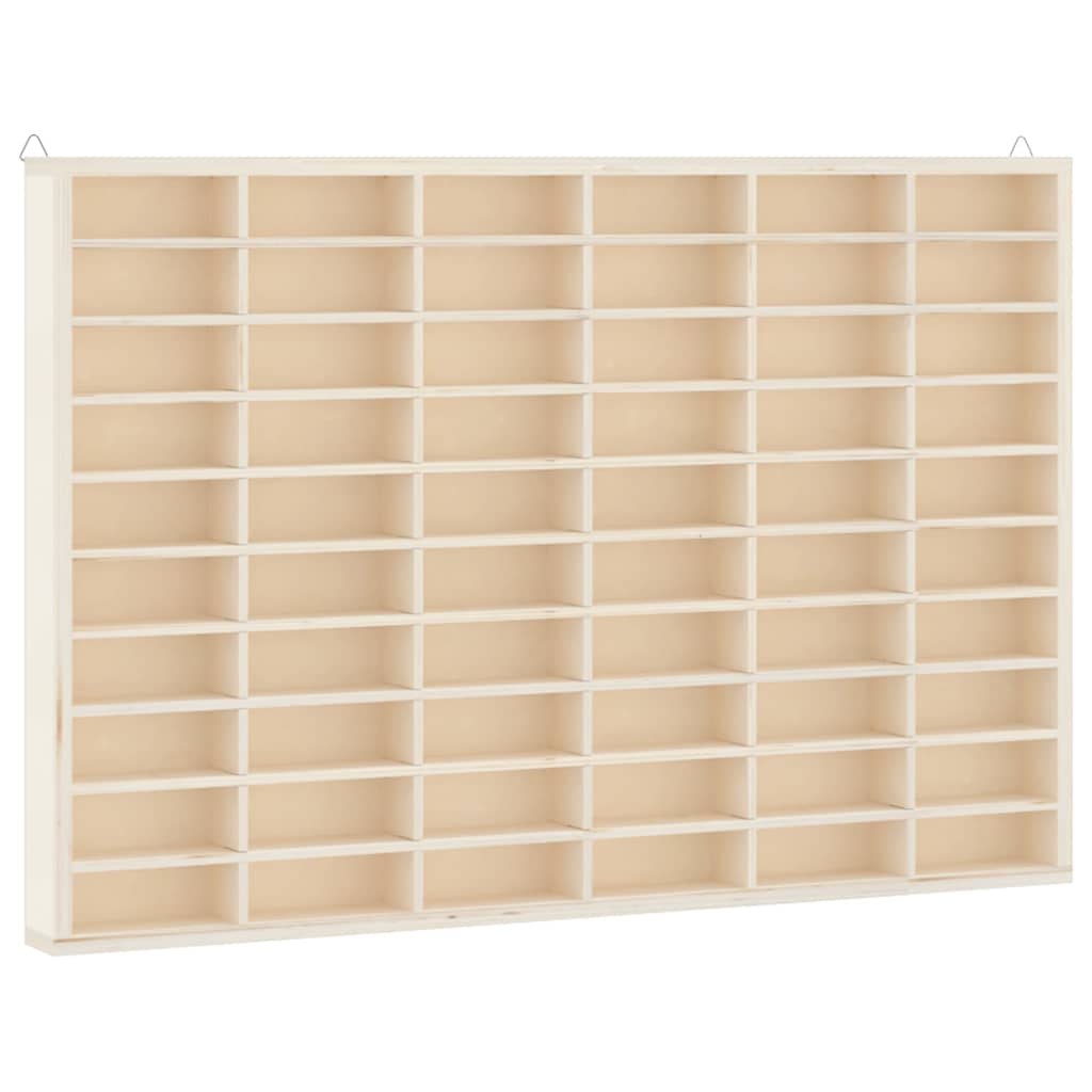 vidaXL Sammlervitrine aus Holz mit 60 Fächern 60 x 4,5 x 40,5 cm