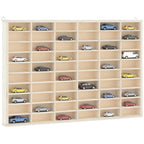 vidaXL Sammlervitrine aus Holz mit 60 Fächern 60 x 4,5 x 40,5 cm