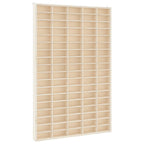vidaXL Sammlervitrine aus Holz mit 90 Fächern 50,5 x 4,5 x 79 cm