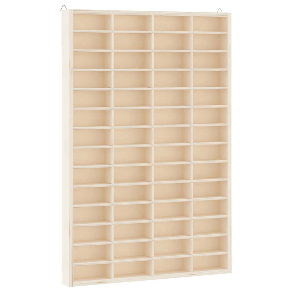 vidaXL Sammlervitrine aus Holz mit 56 Fächern 40 x 4,5 x 60 cm