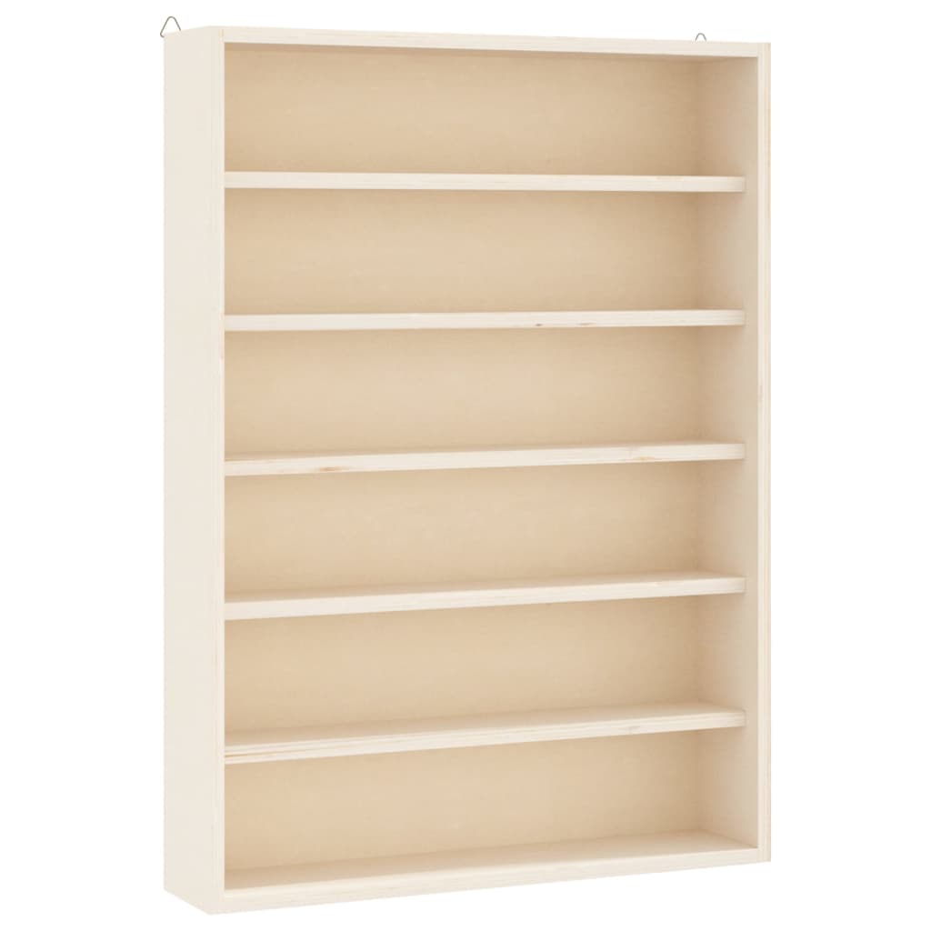 vidaXL Sammlervitrine aus Holz mit 6 Regalen 40x8,5x55 cm