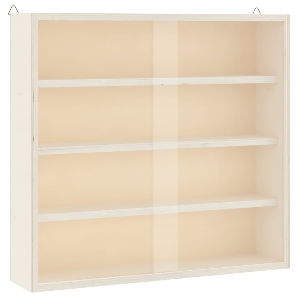 vidaXL Sammlervitrine aus Holz mit Türen 40x8,5x37 cm