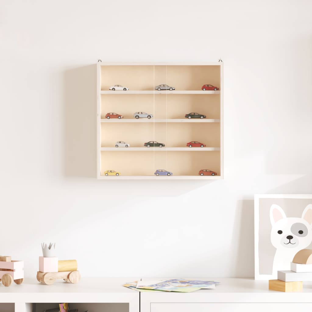vidaXL Sammlervitrine aus Holz mit Türen 40x8,5x37 cm