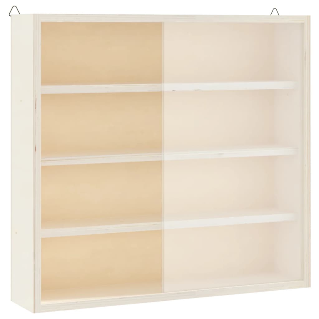 vidaXL Sammlervitrine aus Holz mit Türen 40x8,5x37 cm