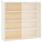vidaXL Sammlervitrine aus Holz mit Türen 40x8,5x37 cm