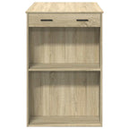 vidaXL Bartisch Sonoma-Eiche 102x70x103,5 cm Holzwerkstoff