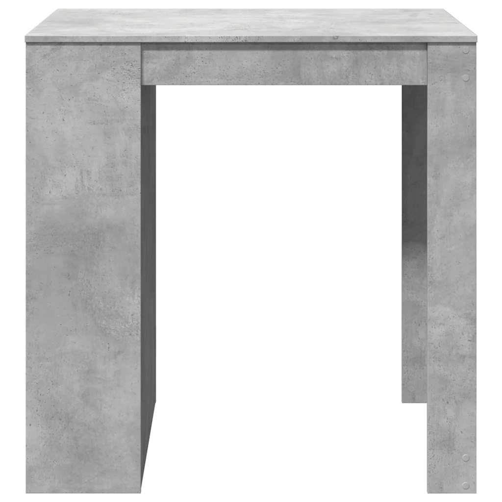 vidaXL Bartisch Betongrau 102x70x103,5 cm Holzwerkstoff