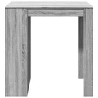 vidaXL Bartisch Grau Sonoma 102x70x103,5 cm Holzwerkstoff
