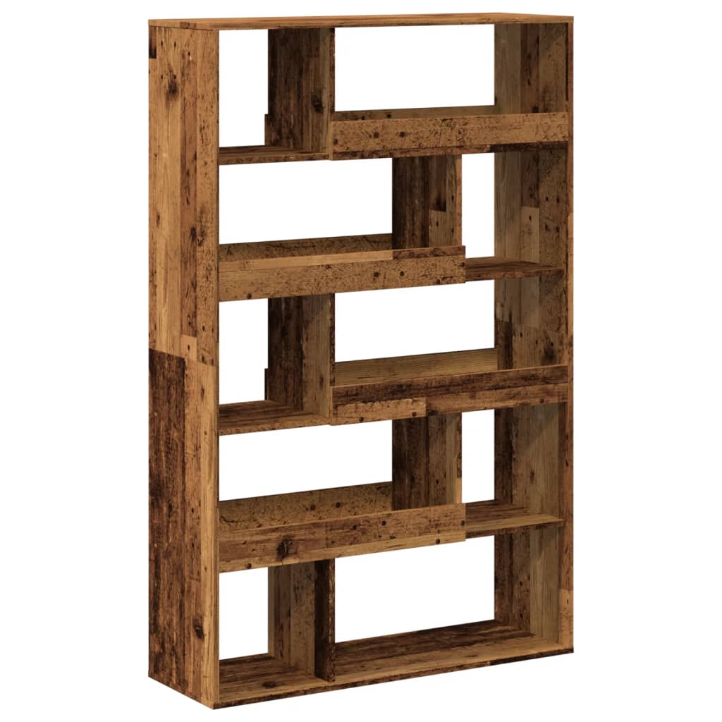 vidaXL Bücherregal Altholz-Optik 100x33x156,5 cm Holzwerkstoff