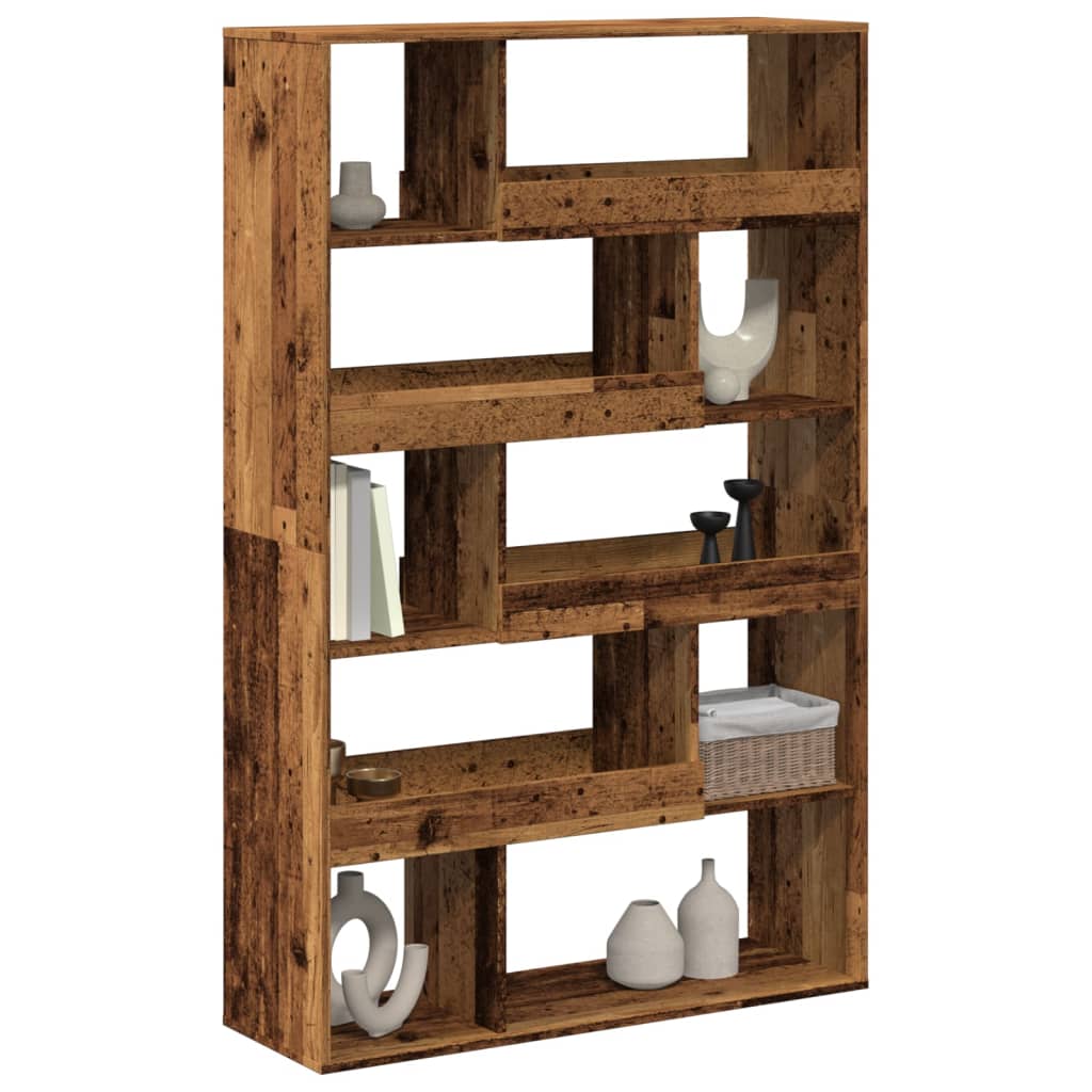 vidaXL Bücherregal Altholz-Optik 100x33x156,5 cm Holzwerkstoff