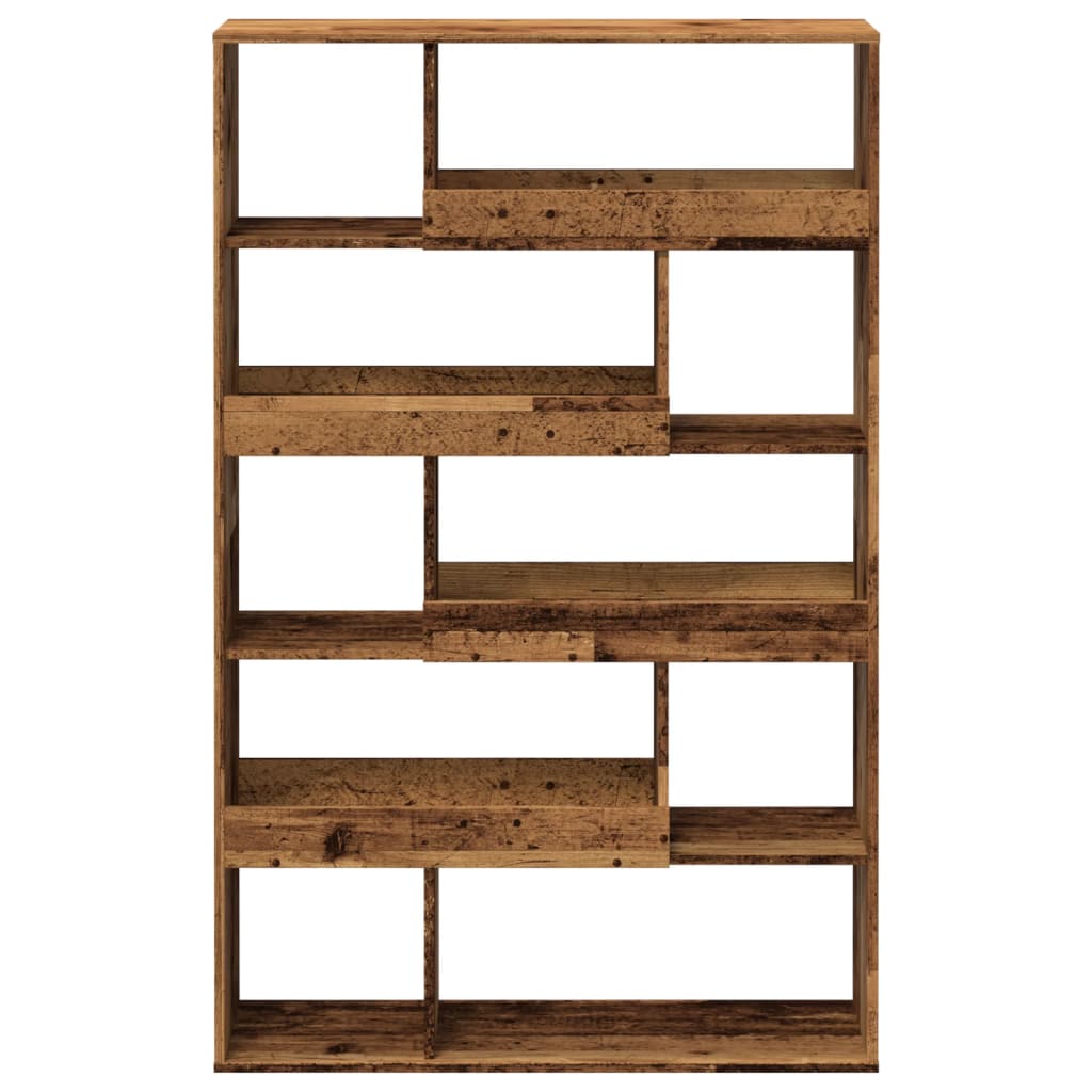 vidaXL Bücherregal Altholz-Optik 100x33x156,5 cm Holzwerkstoff