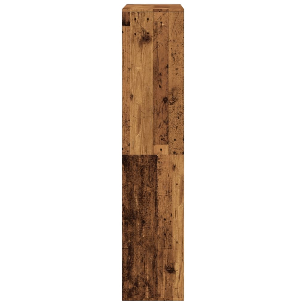 vidaXL Bücherregal Altholz-Optik 100x33x156,5 cm Holzwerkstoff