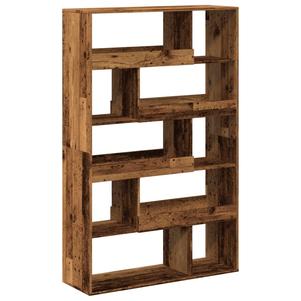 vidaXL Bücherregal Altholz-Optik 100x33x156,5 cm Holzwerkstoff