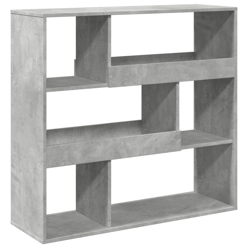 vidaXL Raumteiler Betongrau 100x33x94,5 cm Holzwerkstoff
