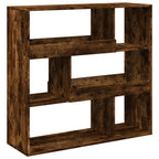 vidaXL Raumteiler Räuchereiche 100x33x94,5 cm Holzwerkstoff