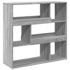 vidaXL Raumteiler Grau Sonoma 100x33x94,5 cm Holzwerkstoff