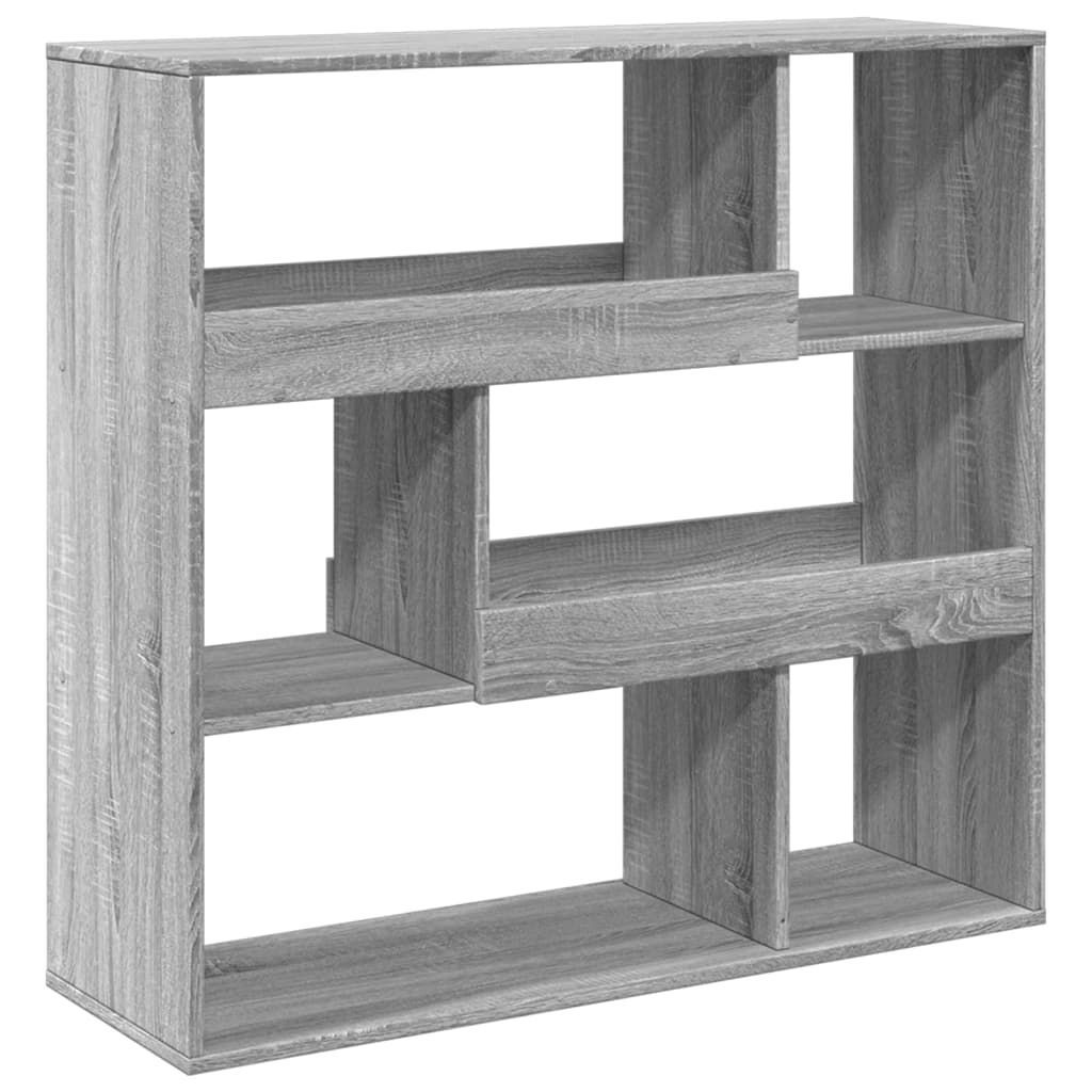 vidaXL Raumteiler Grau Sonoma 100x33x94,5 cm Holzwerkstoff