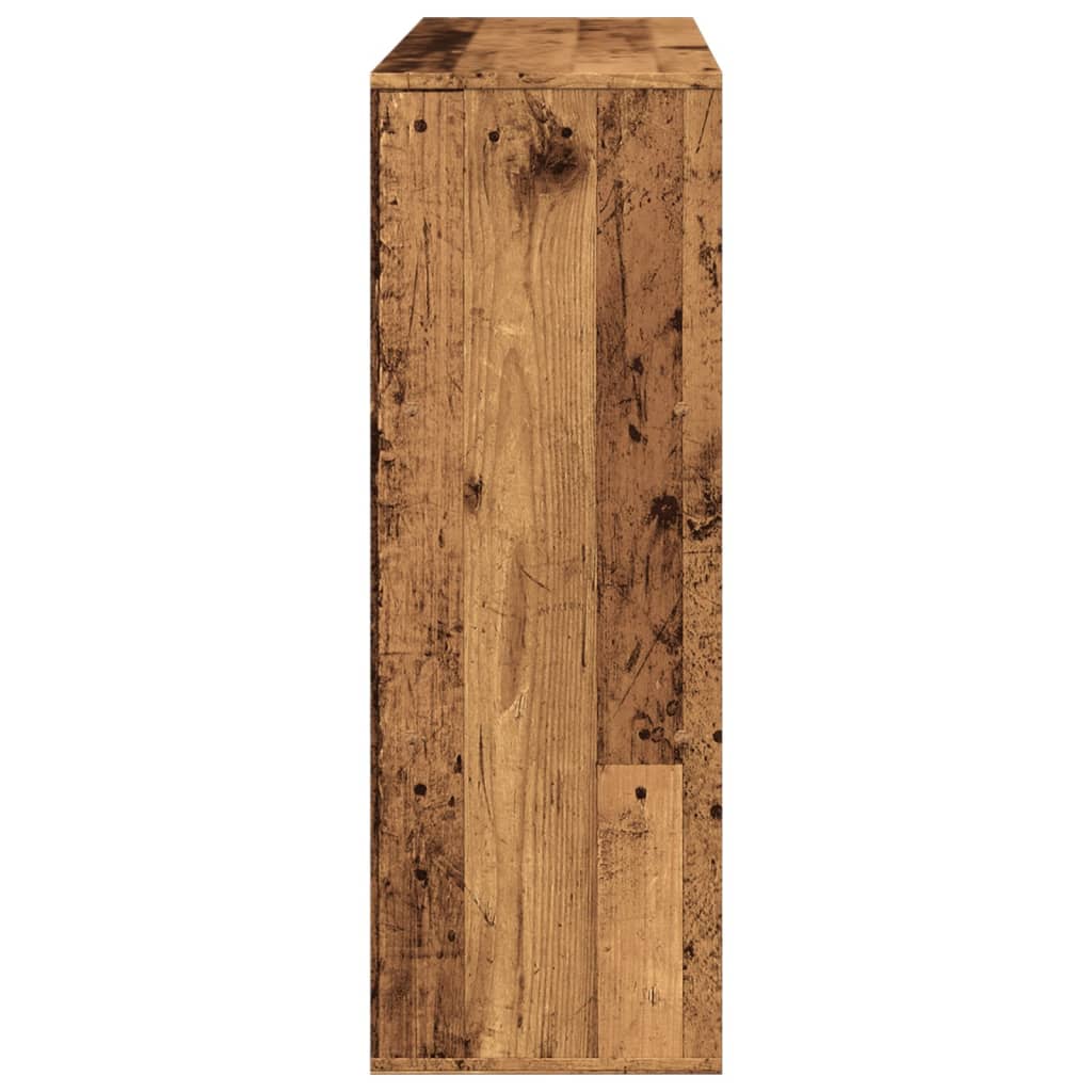 vidaXL Raumteiler Altholz-Optik 100x33x94,5 cm Holzwerkstoff