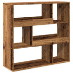 vidaXL Raumteiler Altholz-Optik 100x33x94,5 cm Holzwerkstoff