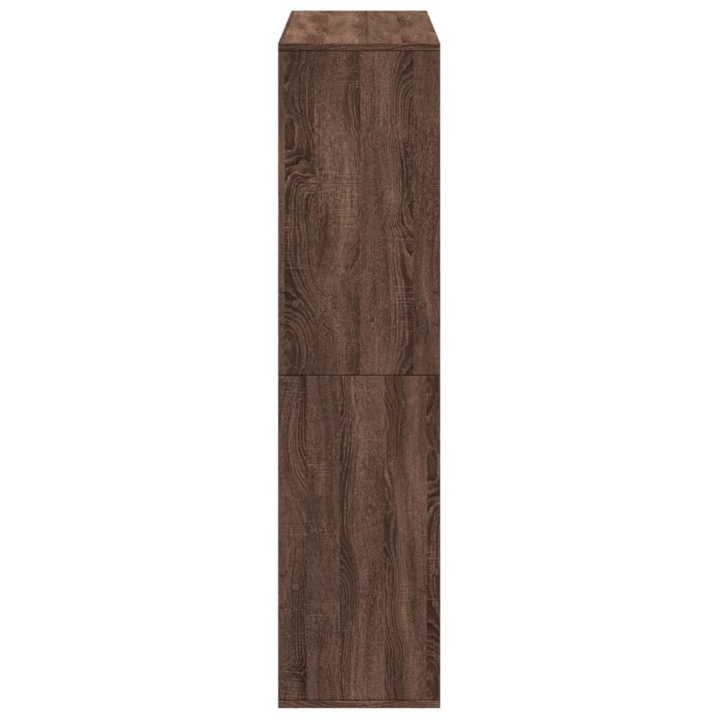 vidaXL Raumteiler Braun Eichen-Optik 100x33x135 cm Holzwerkstoff