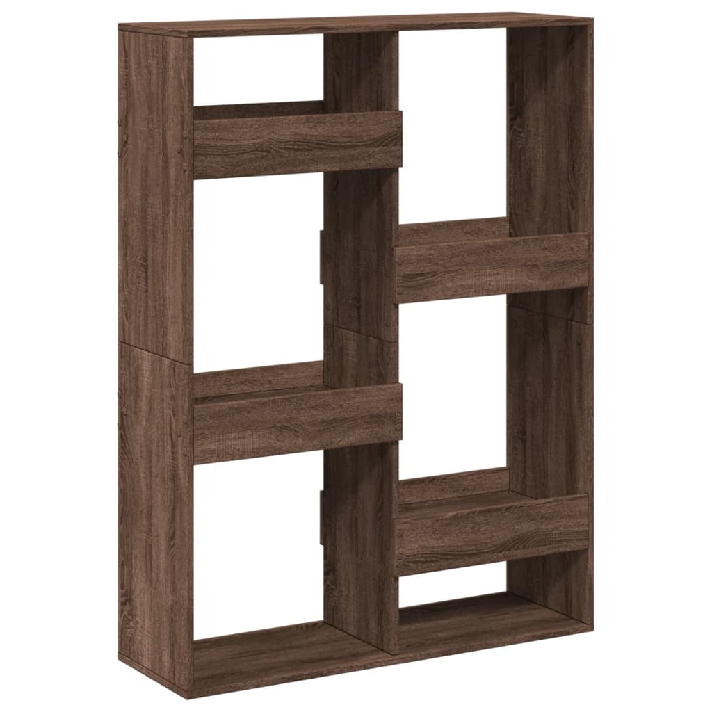 vidaXL Raumteiler Braun Eichen-Optik 100x33x135 cm Holzwerkstoff