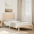vidaXL Massivholzbett Extra Lang ohne Matratze 100x210 cm