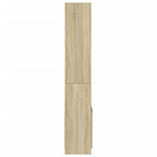 vidaXL Highboard 63x33x180 cm Sonoma-Eiche Holzwerkstoff