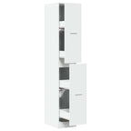 vidaXL Apothekerschrank Weiß 30 x 41 x 174,5 cm Holzwerkstoff