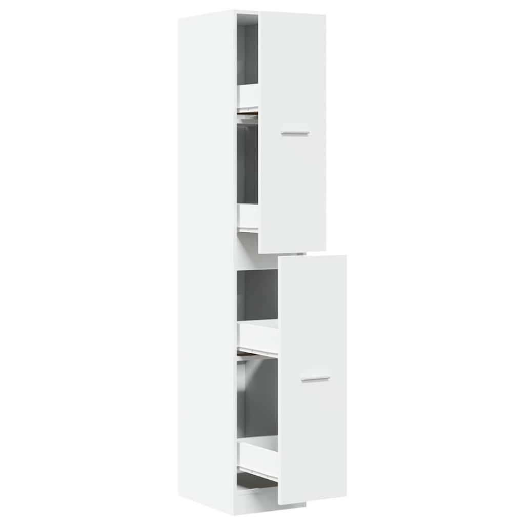 vidaXL Apothekerschrank Weiß 30 x 41 x 174,5 cm Holzwerkstoff