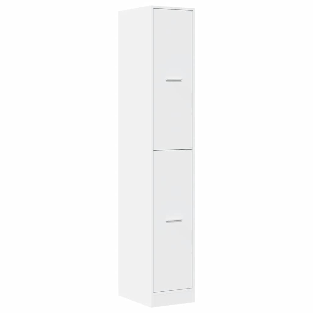 vidaXL Apothekerschrank Weiß 30 x 41 x 174,5 cm Holzwerkstoff