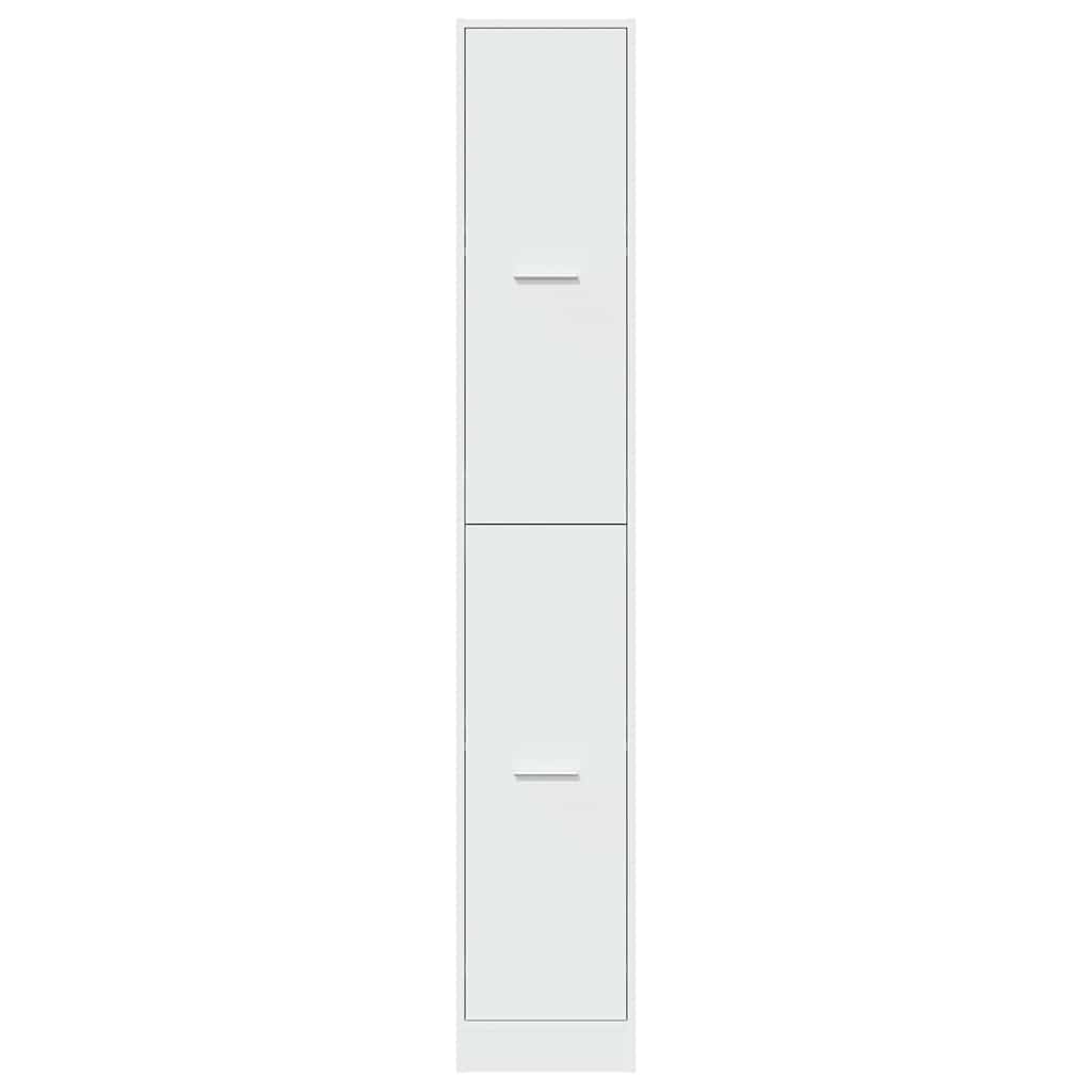 vidaXL Apothekerschrank Weiß 30 x 41 x 174,5 cm Holzwerkstoff
