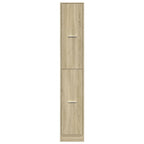 vidaXL Apothekerschrank Sonoma-Eiche 30x41x174,5 cm Holzwerkstoff