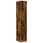 vidaXL Apothekerschrank Räuchereiche 30x41x174,5 cm Holzwerkstoff