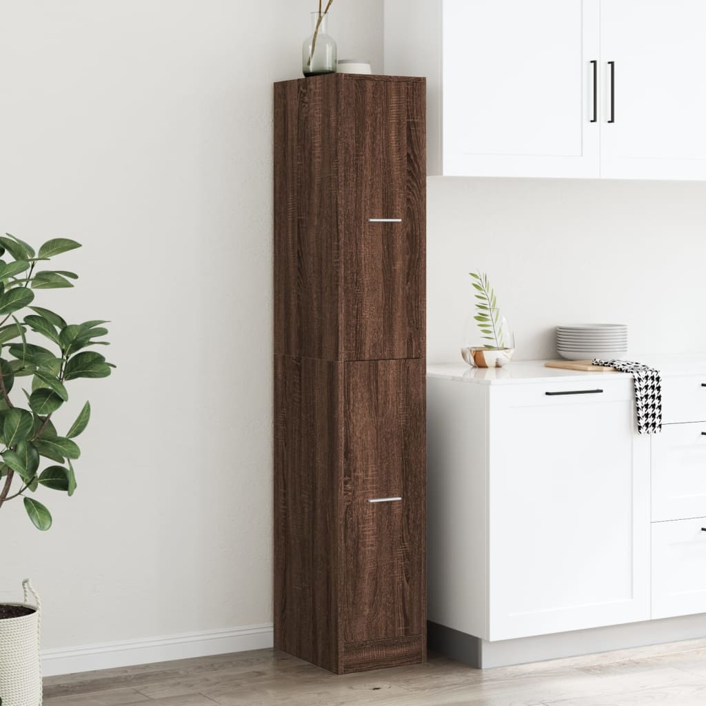 vidaXL Apothekerschrank Eichen-Optik 30x41x174,5 cm Holzwerkstoff