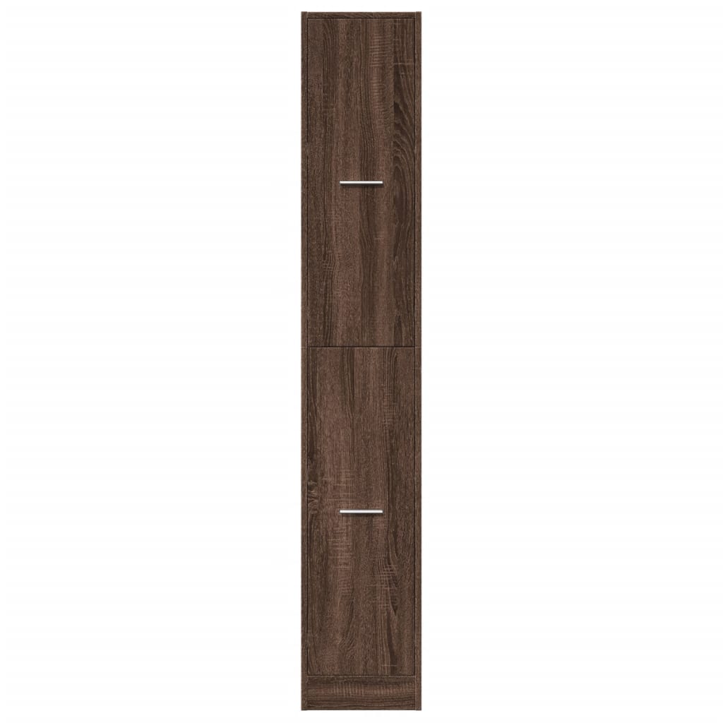 vidaXL Apothekerschrank Eichen-Optik 30x41x174,5 cm Holzwerkstoff