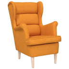 vidaXL Sessel Dunkelgelb 74x84x100 cm Stoff