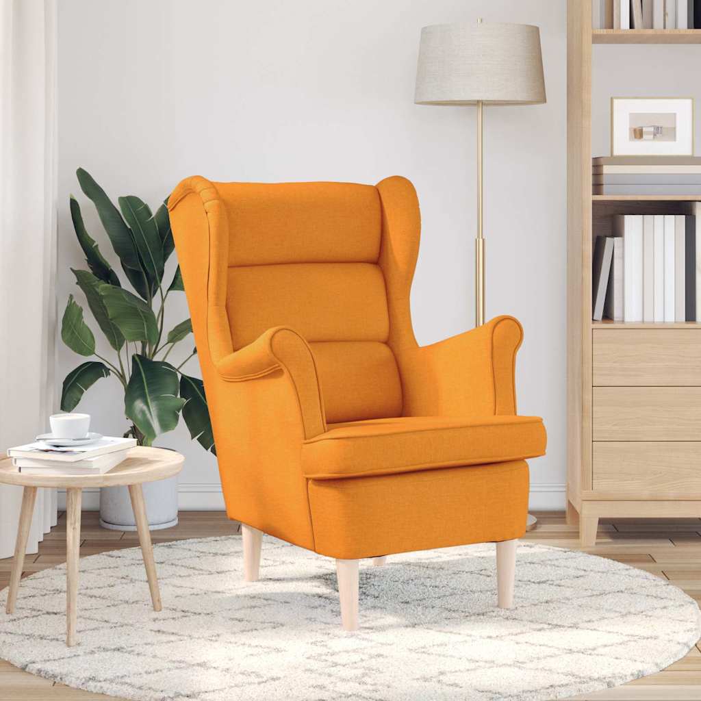 vidaXL Sessel Dunkelgelb 74x84x100 cm Stoff