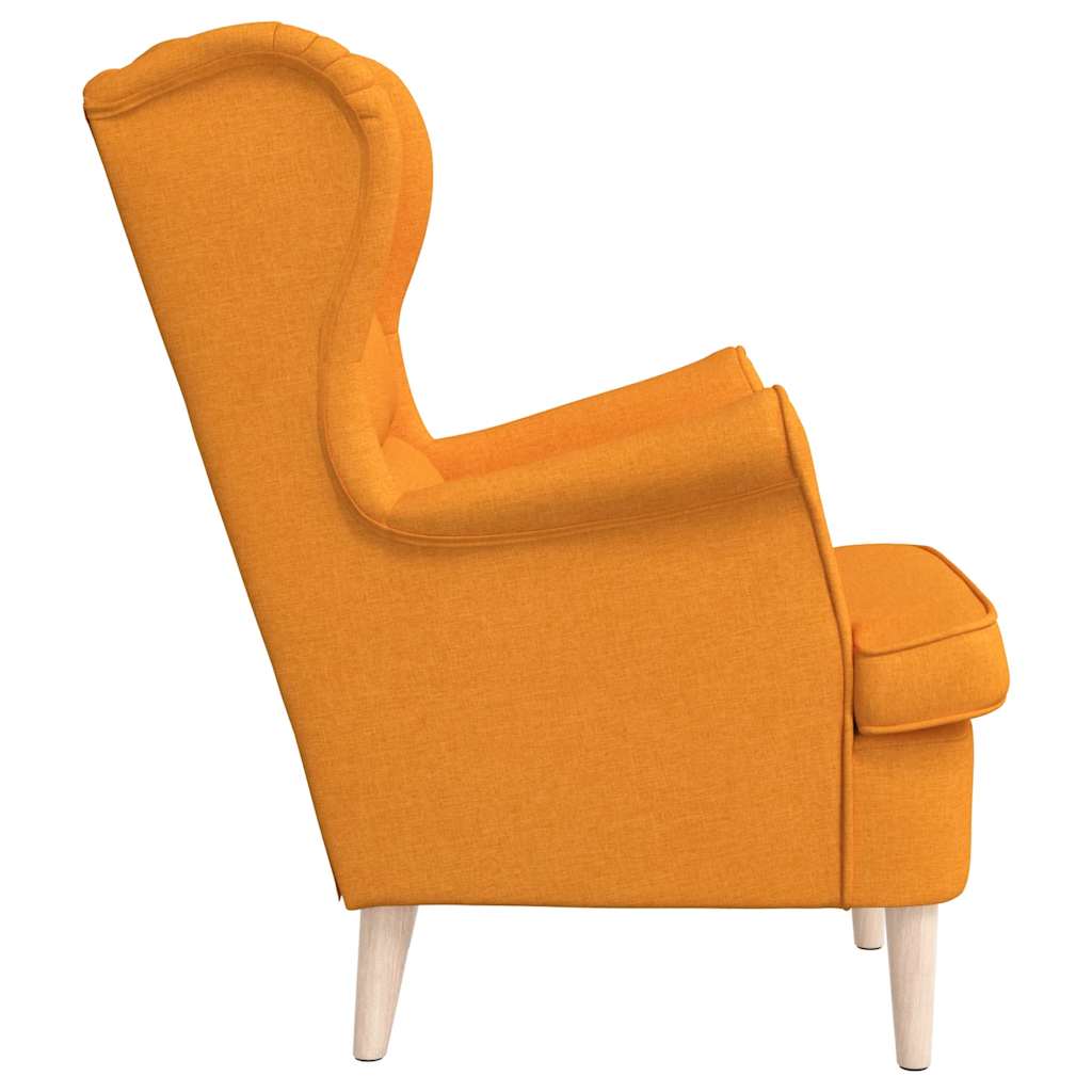 vidaXL Sessel Dunkelgelb 74x84x100 cm Stoff
