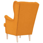 vidaXL Sessel Dunkelgelb 74x84x100 cm Stoff