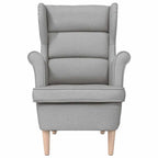 vidaXL Sessel Wolkengrau 74x84x100 cm Stoff
