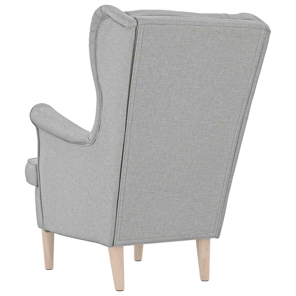vidaXL Sessel Wolkengrau 74x84x100 cm Stoff