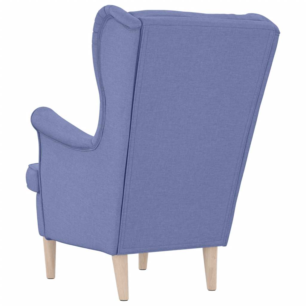 vidaXL Sessel Jeansblau 74x84x100 cm Stoff