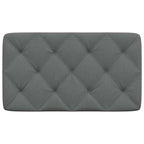 vidaXL Kopfteil-Kissen Dunkelgrau 80 cm Stoff