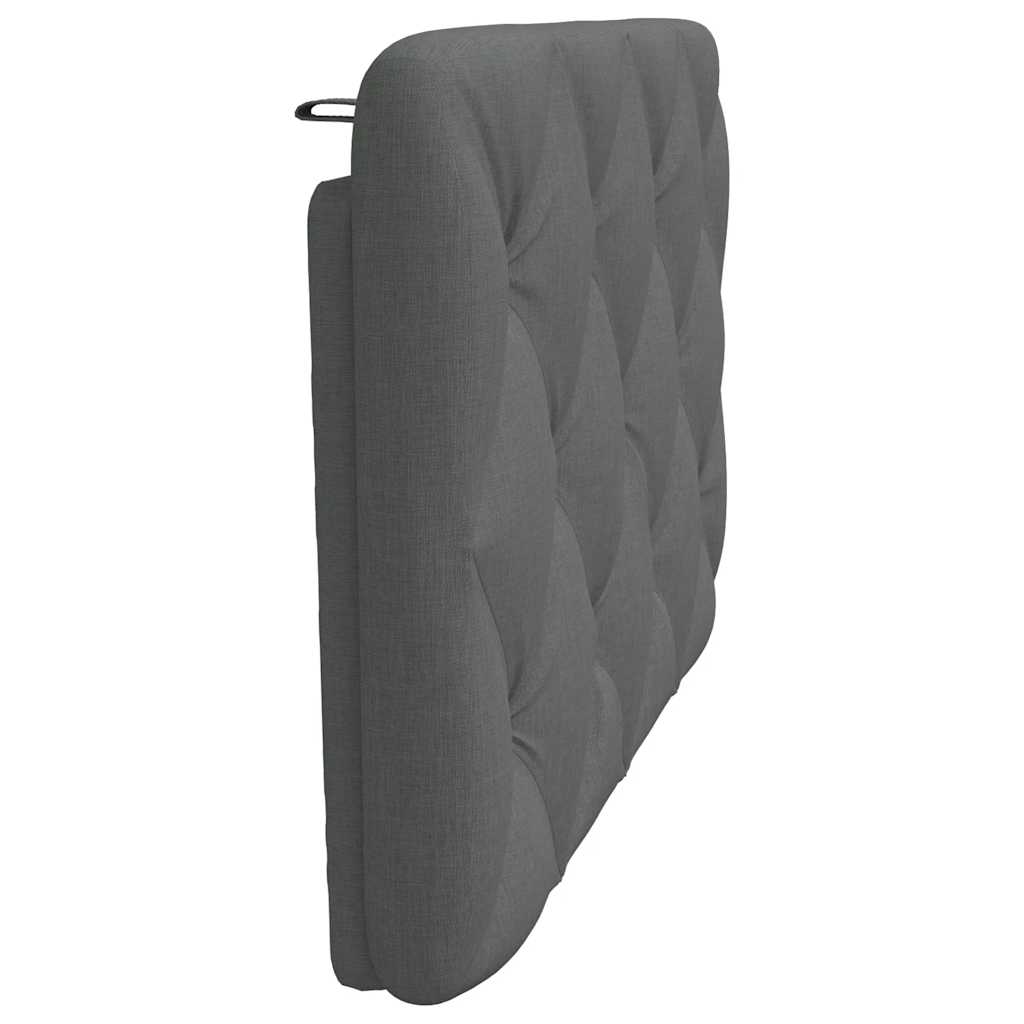 vidaXL Kopfteil-Kissen Dunkelgrau 80 cm Stoff