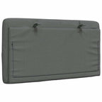 vidaXL Kopfteil-Kissen Dunkelgrau 80 cm Stoff