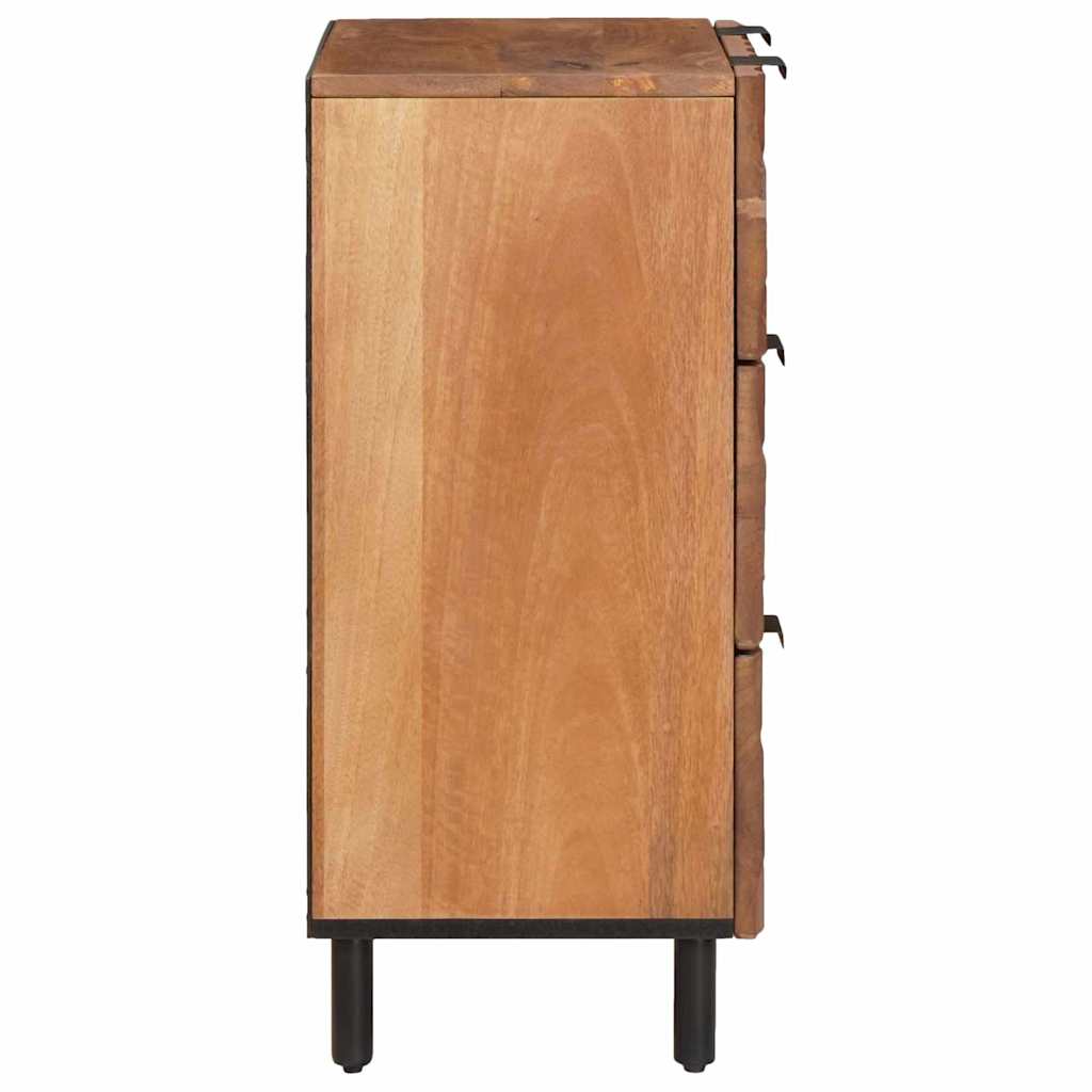 vidaXL Sideboard 2 pcs Akazienbraune Oberfläche 60 x 33 x 75 cm