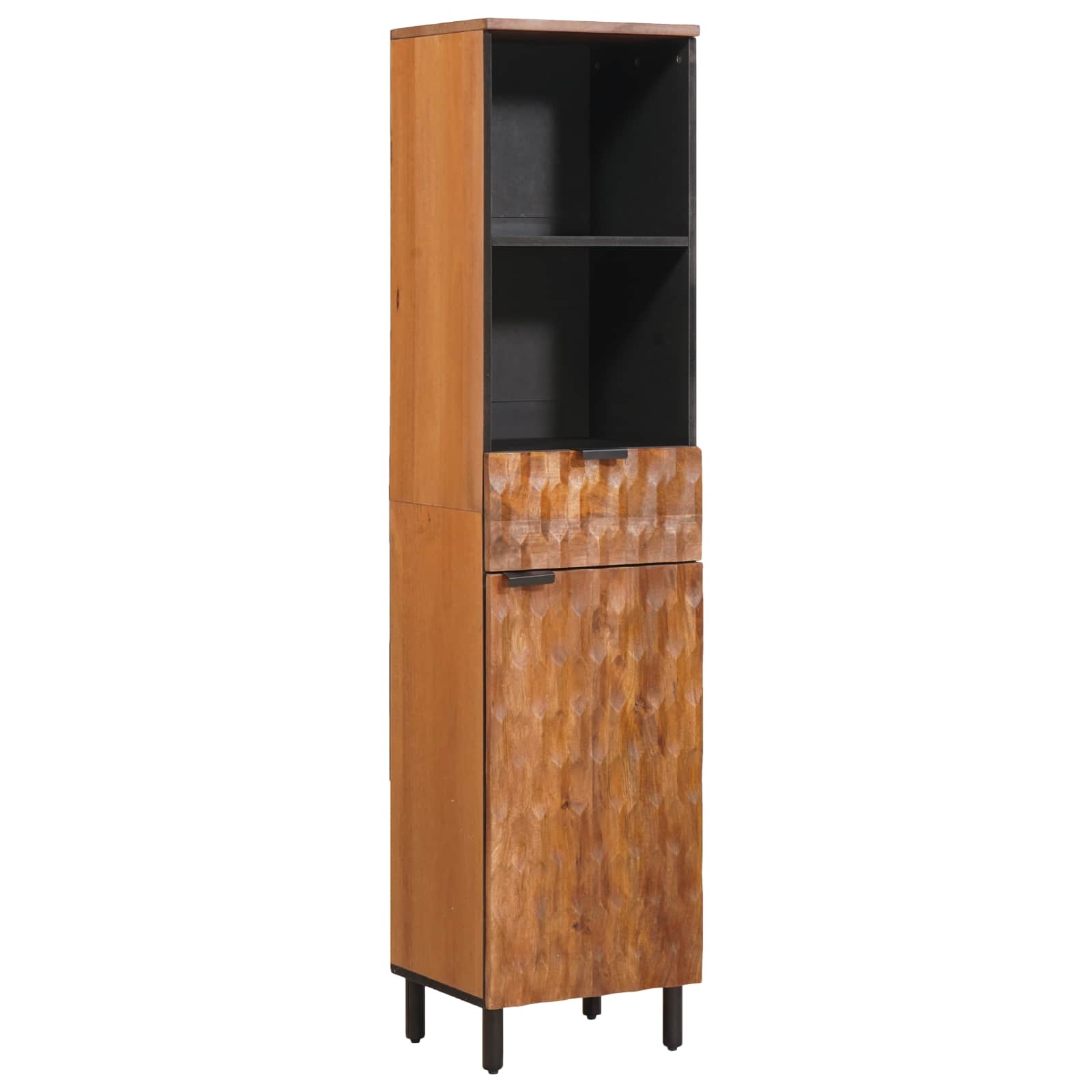 vidaXL Badezimmer Sets 4 pcs Akazie Braun Winish Massivholz Mango