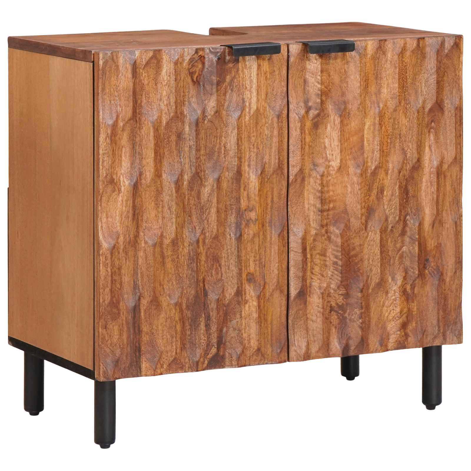 vidaXL Badezimmer Sets 5 pcs Akazie Braun Winish Massivholz Mango