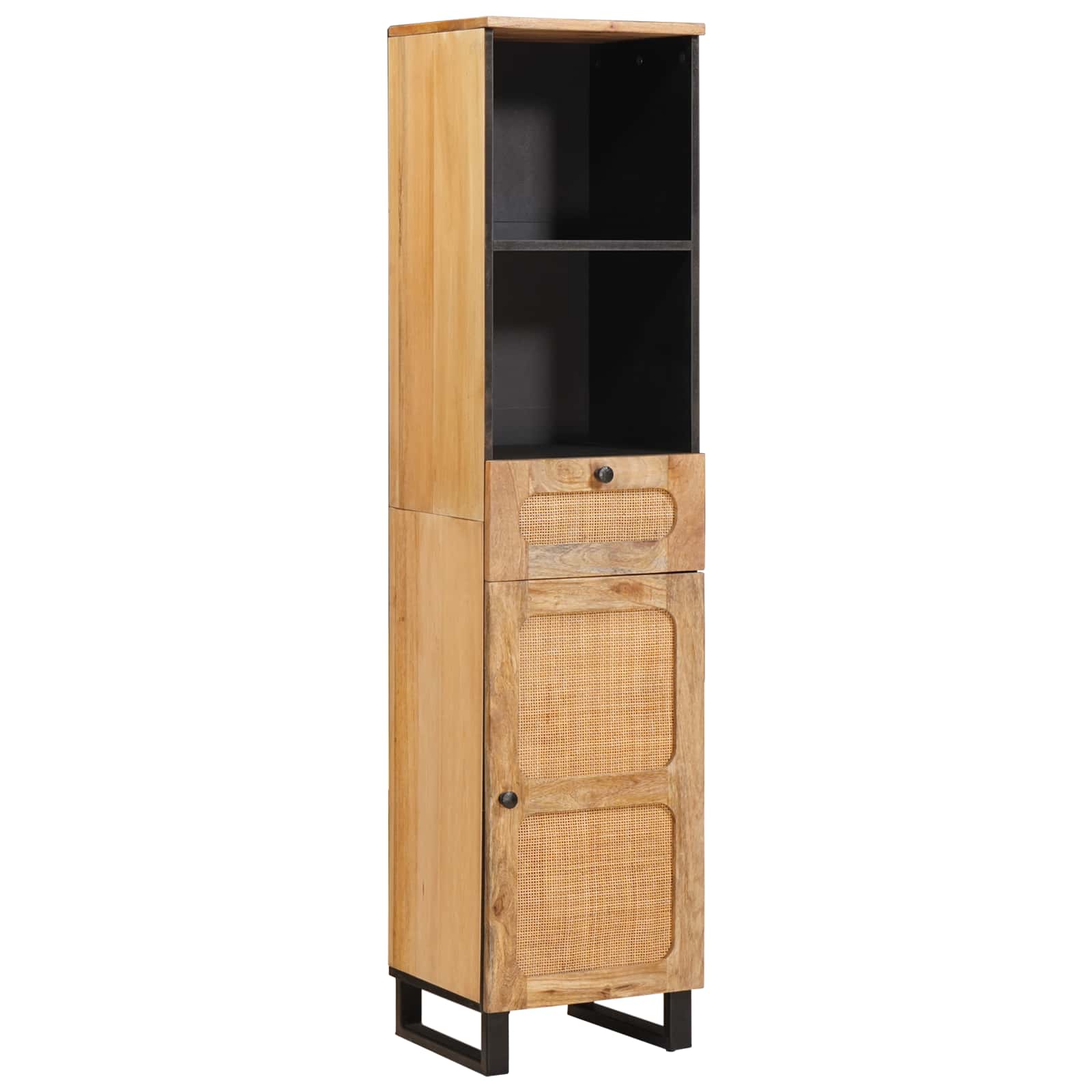 vidaXL Badezimmer Sets mit Schubladen 3 pcs Natur Massivholz Mango
