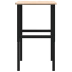 vidaXL Werkbank 100x60x(71,5-98) cm Massivholz Eiche Rechteckig